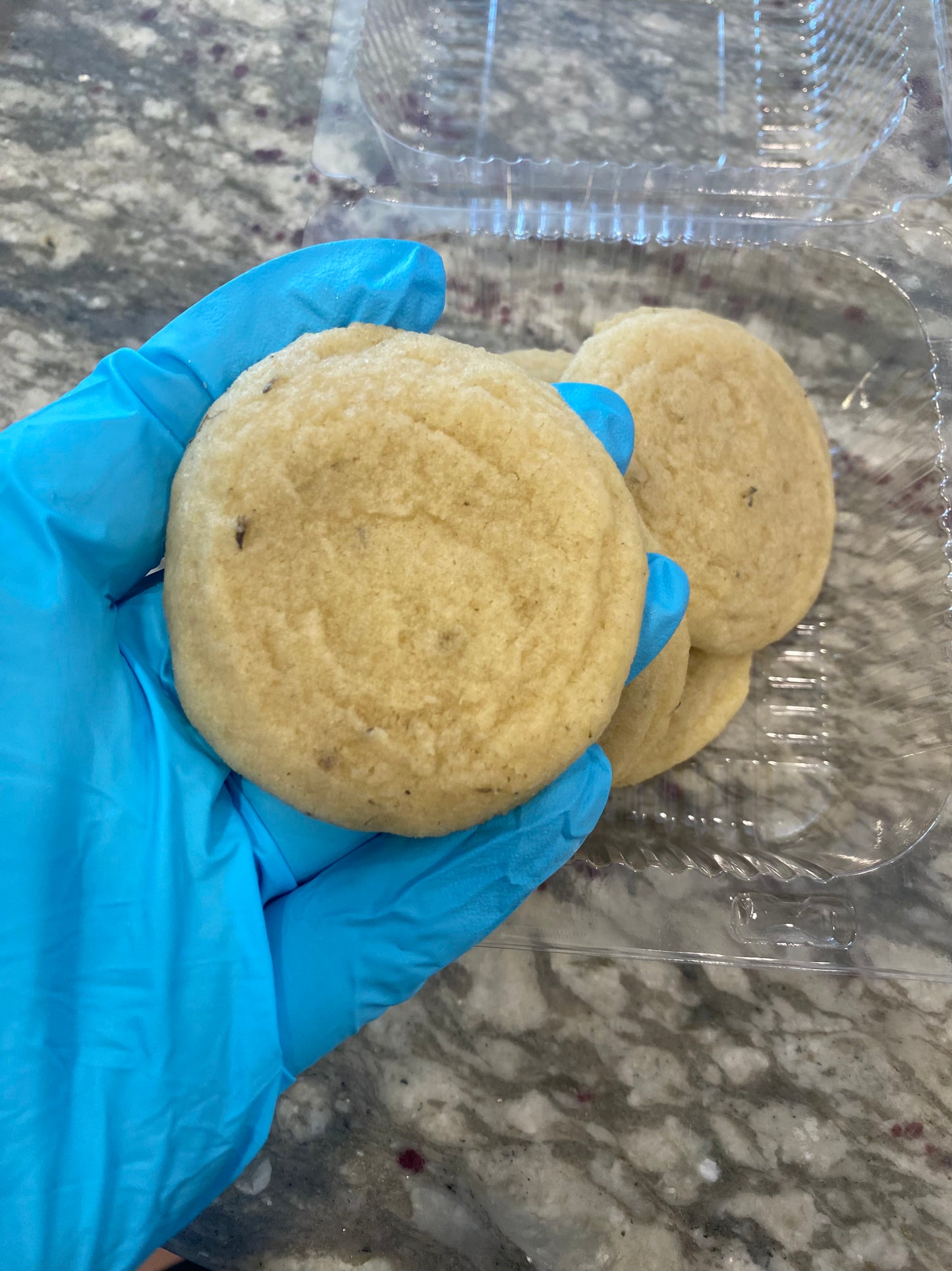 Lavender sugar cookie