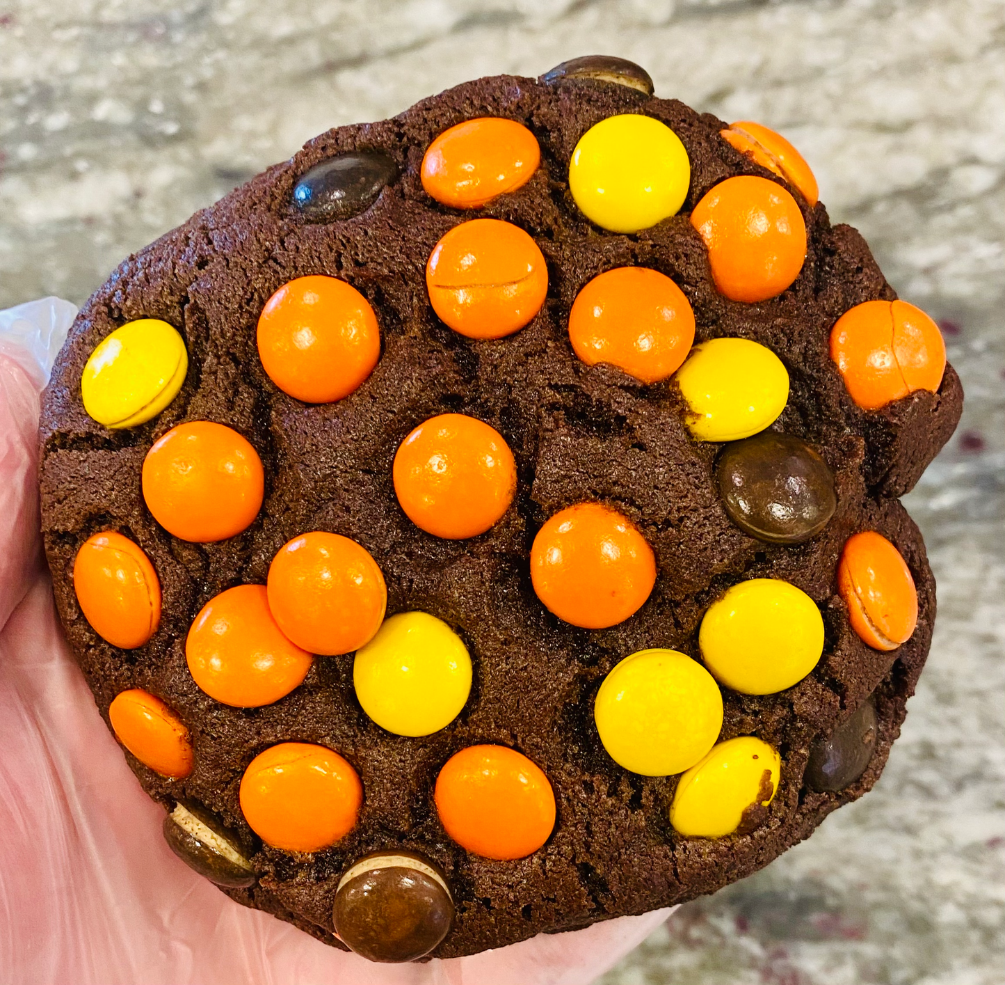 Chocolate Reese’s Pieces Cookie